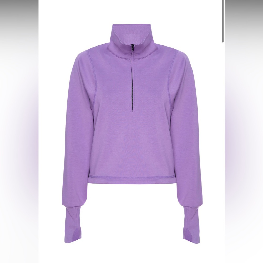 VETCHY RODEO LAVENDER OVERSIZED HALF ZIP